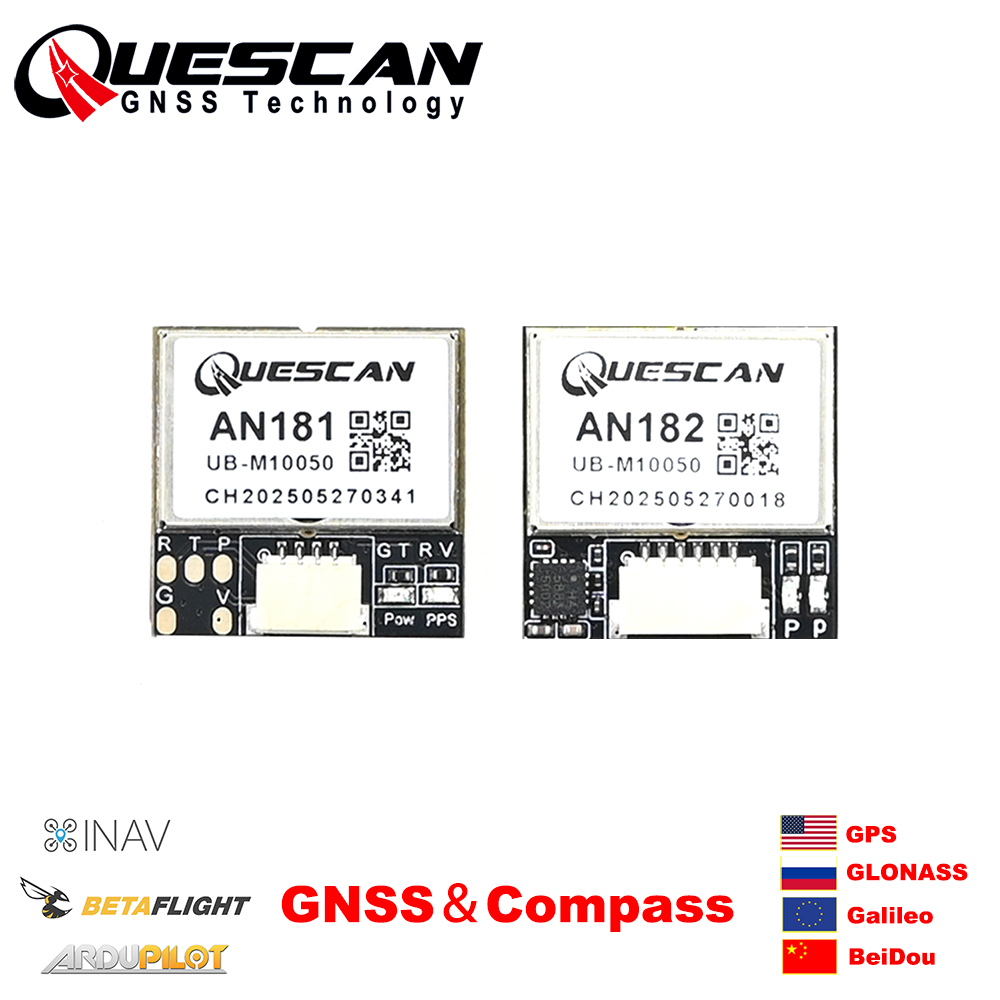 QUESCAN 18 мм M10 GPS GNSS мод – обзор и цена Drone Racing Flight Controller